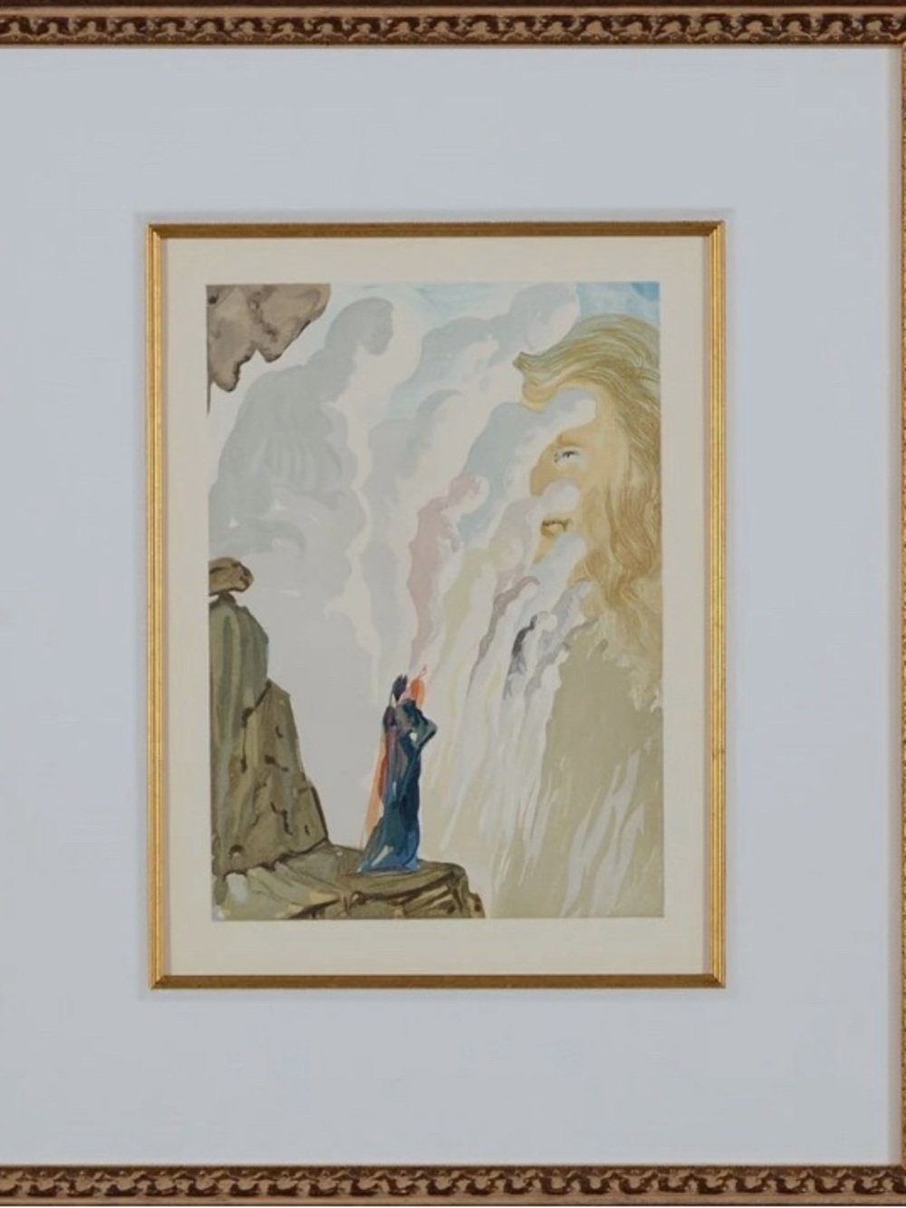 Salvador Dali woodcut authentic 1959-60